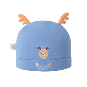 婴儿帽子秋冬男小月龄女宝宝春秋6到12个月3新生儿婴幼儿纯棉胎帽