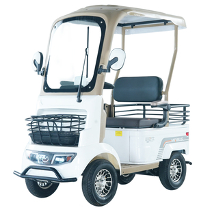 小巴士A2电动四轮车四轮电动车老年人代步车残疾人助残高端电瓶车