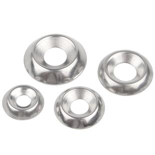 6#-12# 304不锈钢鱼眼垫片金属螺丝凹凸垫片空心圆形碗型装饰垫圈