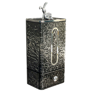 轻奢洗脸巾收纳盒壁挂式卫生间纸巾盒倒挂抽纸盒厕所面巾纸置物架