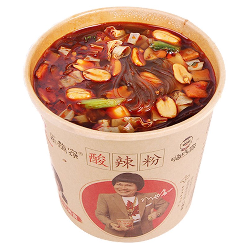 正品丽星还嗨吃家酸辣粉6桶装重庆正宗包邮乐嗨家海吃家旗舰整箱