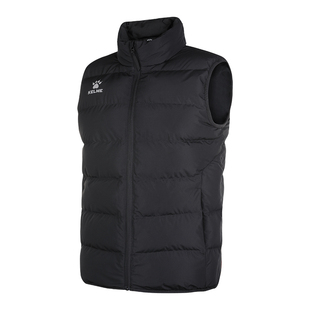 kelme卡尔美棉马甲儿童加厚保暖防风防寒足球训练跑步坎肩棉外套