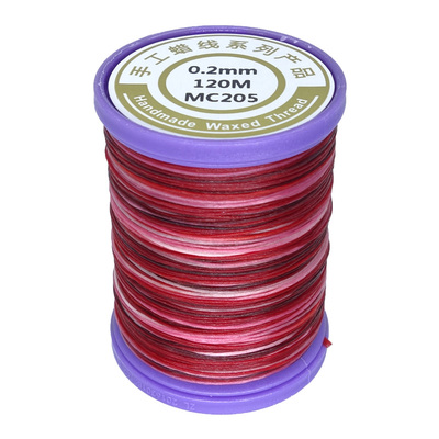 泰国蜡线macrame 0.2mm圆蚕丝腊绳手工DIY编织戒指防水不散耐磨线