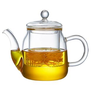 美斯尼玻璃茶壶耐热家用茶水壶过滤泡茶壶小号加厚花茶壶茶具套装