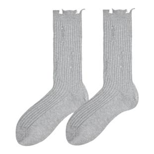 男士破洞himade堆堆袜ins袜子男破洞中筒袜2025新款男款socks