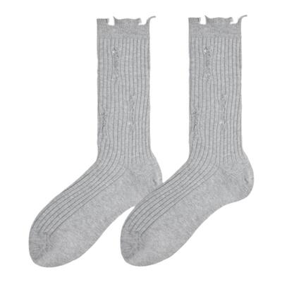 男士破洞himade堆堆袜ins袜子男破洞中筒袜2025新款男款socks