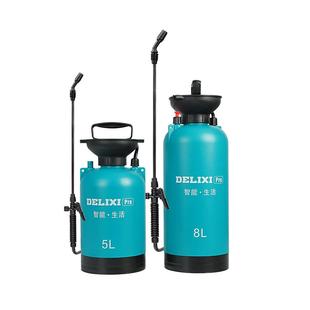 德力西喷雾器喷壶5升打药神器消毒家用浇花打药喷枪喷水农用小型8