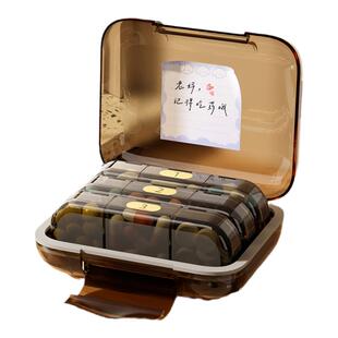 优甲乐药盒吃药提醒避光装药神器药物药品分装格分药防潮密封随身