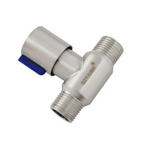 304不锈钢4分内外丝直通阀双外丝直接角阀冷热止水阀热水器水龙头