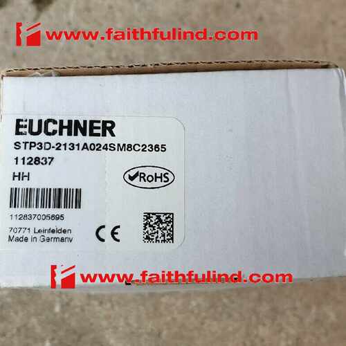 议价Euchner 112837 安士能全新安全开关 STP3D-2131A024SM8C2365