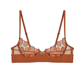 HER SENSES/何识独白系列圆点刺绣工艺3/4钢圈文胸B147