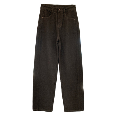 超糯热芯暖绒加厚弯刀牛仔裤