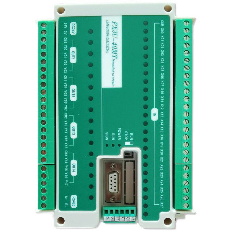 小型国产三凌plc控制器plc工控板fx3U40MTplc模块6轴伺服控制器