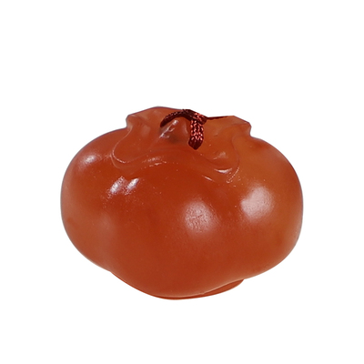 定制印字玉石柿子姓名字印章礼物