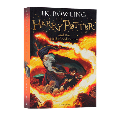 进口英文原版正版 Harry Potter and the Half-Blood Prince 哈利波特与混血王子 第六部6文学科幻小说英文课外读物平装英国版书籍