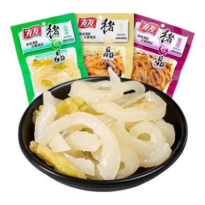 有友泡椒猪皮晶解馋追剧小零食