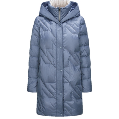 FINITY中长款外套休闲连帽羽绒服