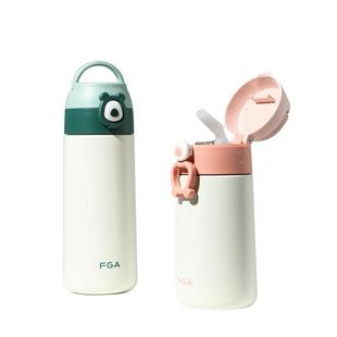 富光保温杯女士带吸管儿童水杯316不锈钢高颜值成人杯子可爱便捷