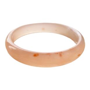 魅粉新疆克拉玛依乌尔禾金丝玉老料草莓点俏粉色彩玉手镯女紫罗兰