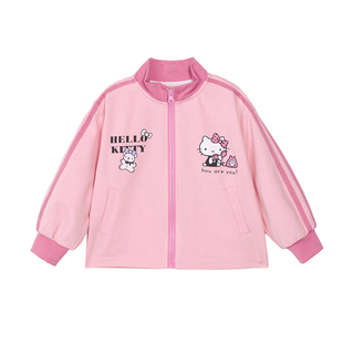 小O宝童装 宝宝复古卫衣套装女立领2026春新款女童休闲运动两件套