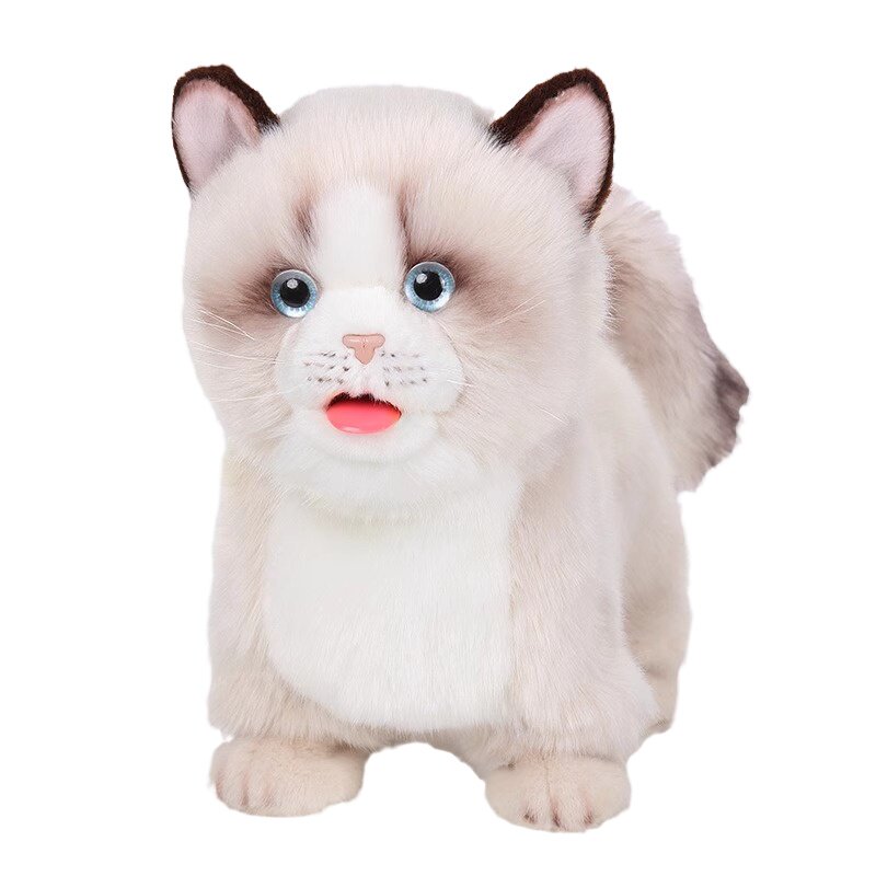 科迈特舔舔猫仿真玩具猫会走会叫