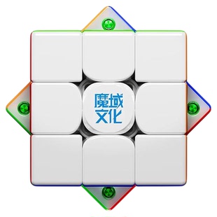 魔域文化威龙V11三阶磁力魔方磁悬浮魔衣球轴3阶比赛竞速专用玩具