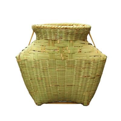 采茶篓鱼篓纯手工竹编黄鳝篓虾蟹