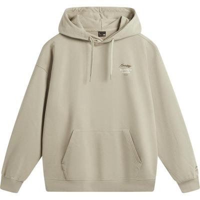 李宁宽松男女同款套头连帽卫衣