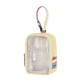 Qminica多功能15CM痛包透明DIY手机包洗漱收纳登机包小容量溜娃包