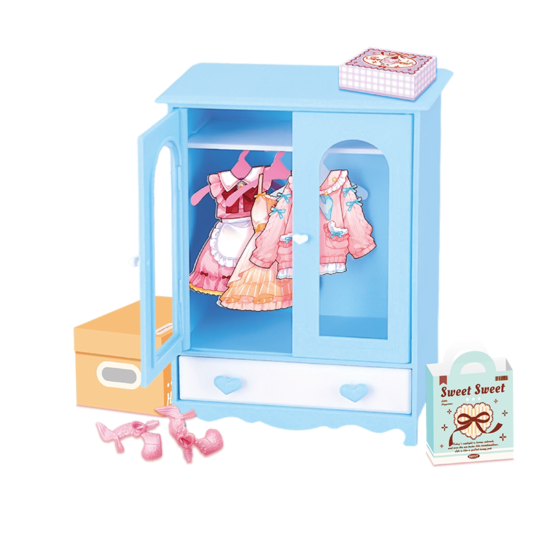 快高长大ttxs 微缩娃屋家具手工创意粘贴类