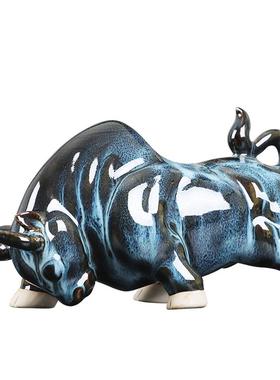 景德镇陶瓷器窑变釉办公室装饰品