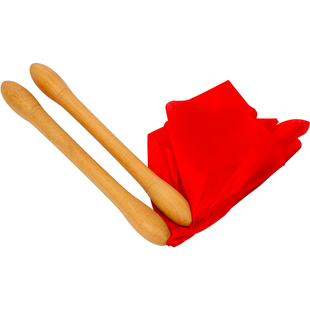 排鼓棒战鼓棒威风锣鼓大鼓棒实木硬木质优质槐木鼓棒鼓锤鼓槌方巾