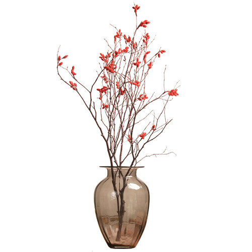 落地插花干枝花桃花樱花枯树枝干支装饰花干花花束客厅家居摆设