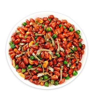 小鱼花生米下酒菜开袋即食鱼干油炸网红爆款零食小吃休闲食品商用