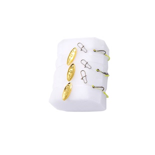 天外仙叩甲虫瓜子旋转马口翘嘴白条神器子线双钩微物小亮片路亚饵