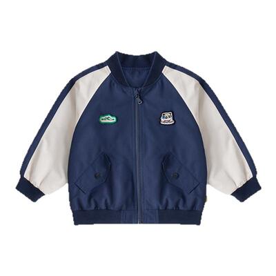 儿童棒球服外套秋冬软壳服