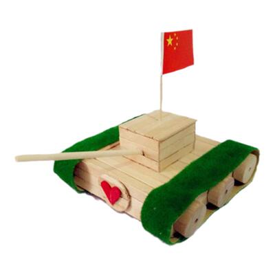 雪糕棒木国手工模作diy智智料