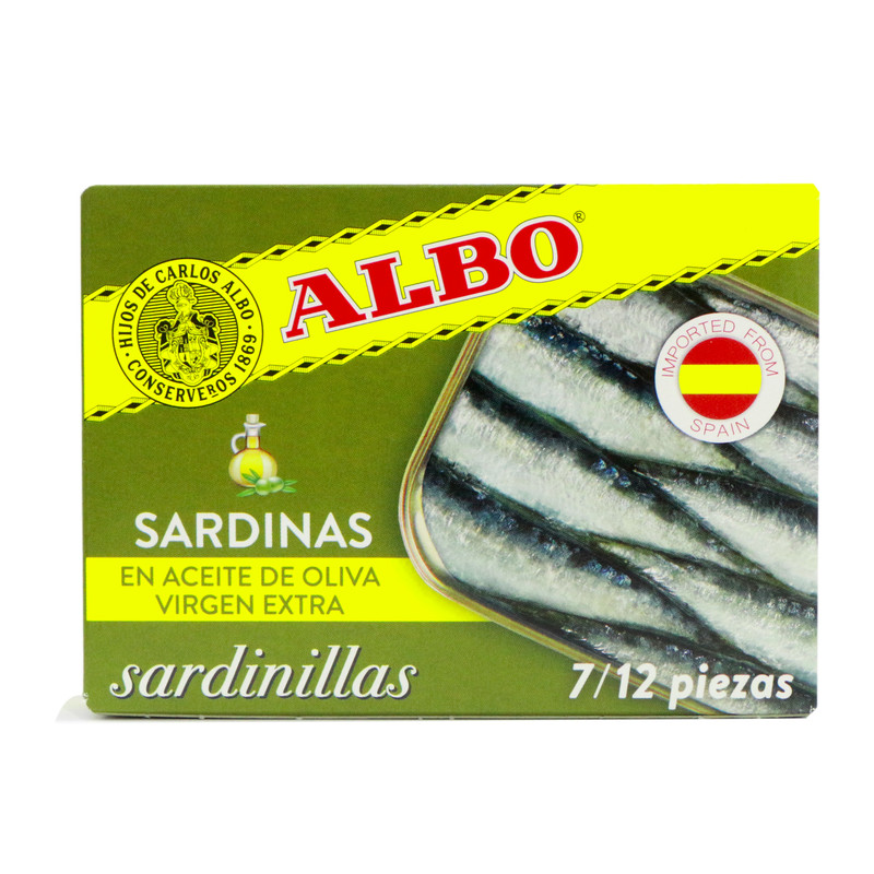 ALBO西班牙初榨橄榄油沙丁鱼罐头