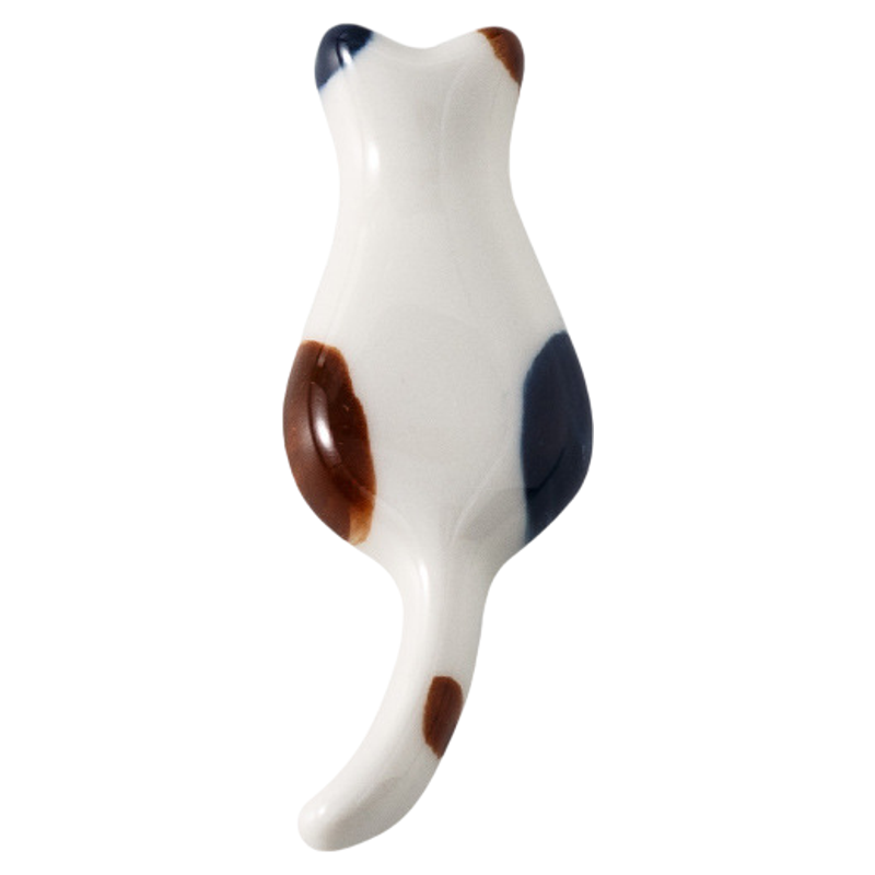可爱猫猫造型筷子托家用陶瓷筷架