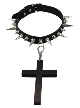 y2k辣妹十字架项链日系锁骨配饰