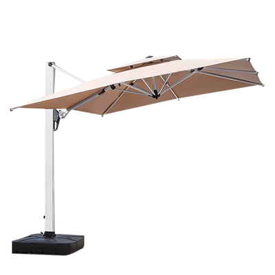 强化双伞杆抗风遮阳罗马伞
