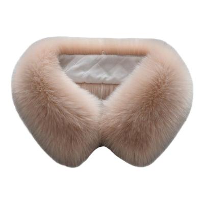 皮草羽绒服方领通用单买