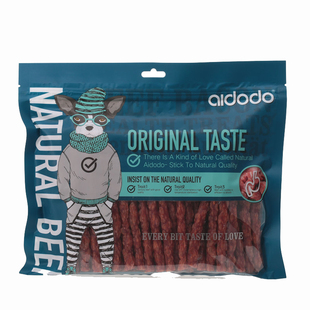 爱多多宠物狗狗零食牛肉条磨牙棒小型犬金毛成犬训狗奖励幼犬咬咬