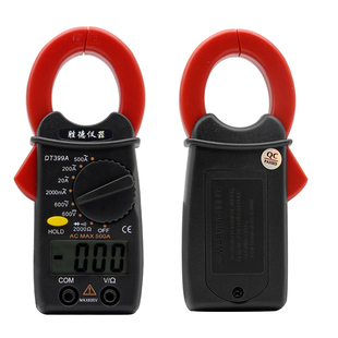 胜德399A钳形万用表袖珍钳形数字电流表测毫安蜂鸣二极管
