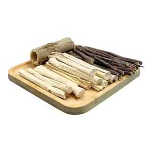 佩安友兔子仓鼠磨牙棒甜竹苹果枝木瓜树墩龙猫磨牙棒豚鼠磨牙玩具