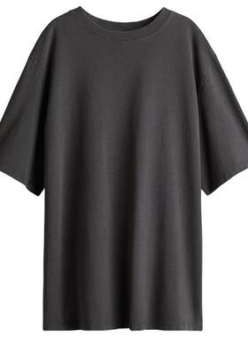 HM S/S女装T恤夏季时尚美式宽松水洗短袖上衣1295017