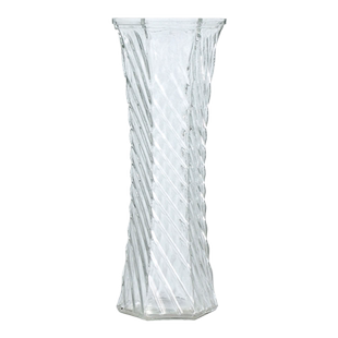 玻璃花瓶透明水养富贵竹百合花瓶摆件客厅插花干花北欧家用特大号