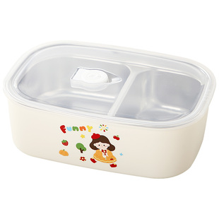 食品级不锈钢保鲜盒上班族饭盒可微波炉加热小学生专用带便当餐盒