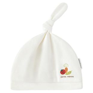 【清仓】babylove【安心柔】新生儿胎帽纯棉护囟门帽知蔬达理