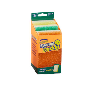 美国Scrubdaddy双面洗碗海绵强力去污厨房百洁布餐具清洁擦刷碗擦